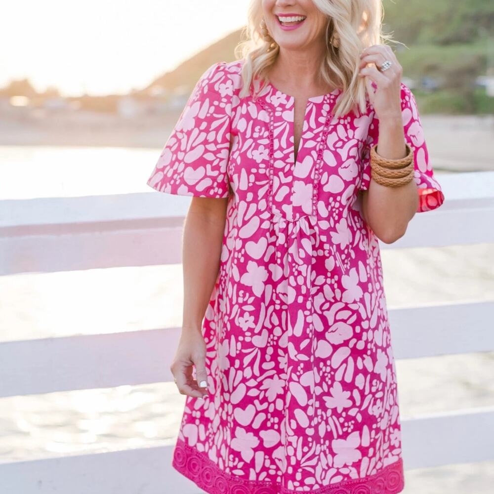Shades of Pink Cabana Dress Size XS